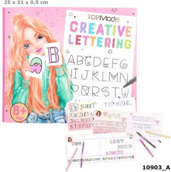 Top Model handlettering creatieve hand lettering schrijf boek - TOPModel