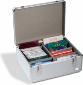 Aluminium muntenkoffer Cargo Multi XL voor muntsets, CDs, ansichtkaarten e.d.