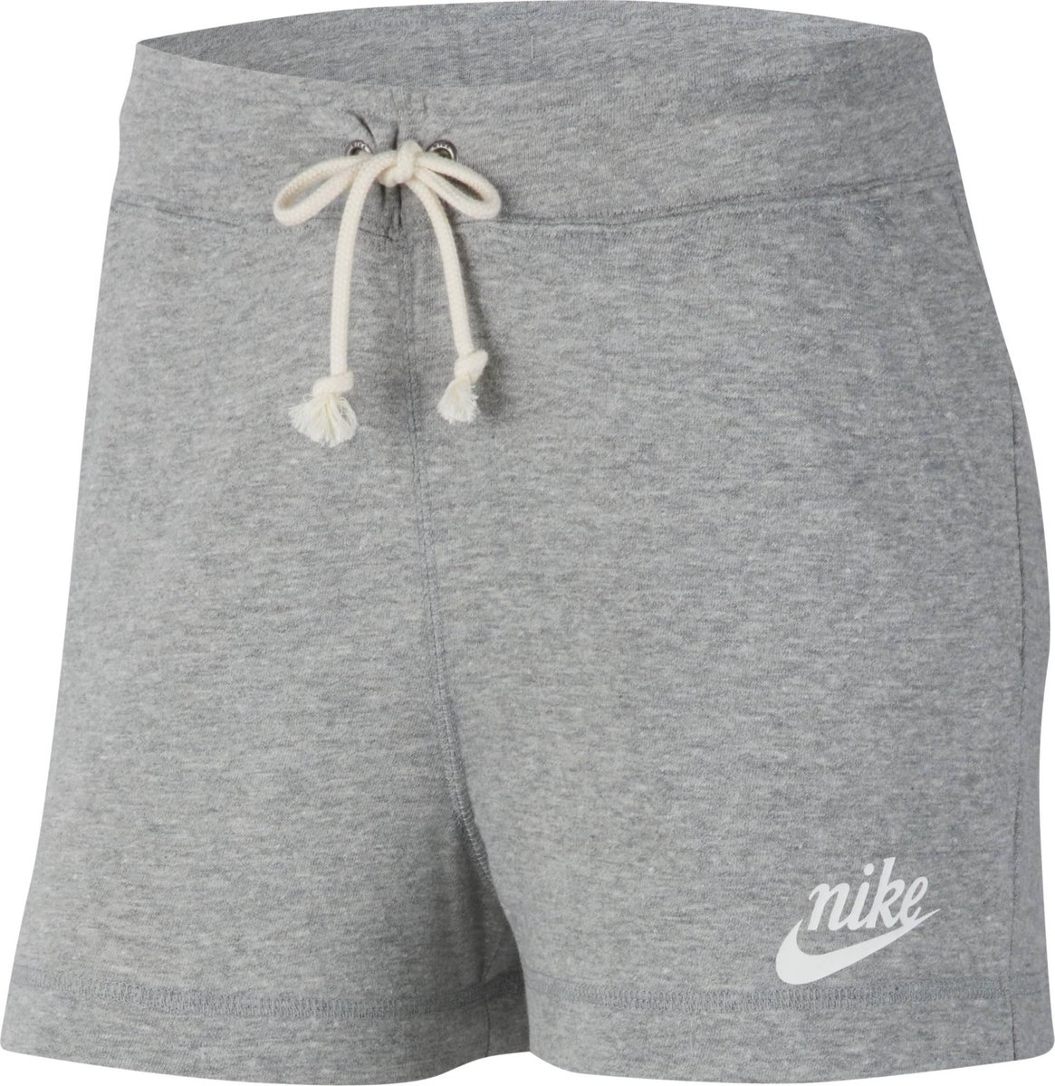Nike Nsgyvntg Short Sportbroek Dames Dk Heather/Sail Grijs