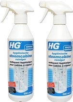 HG hygiënische stoomcabine reiniger 500ml - 2 Stuk