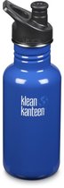 Klean Kanteen Classic Drinkfles Sport Cap - Coastal Waters/ RVS - 532 ml