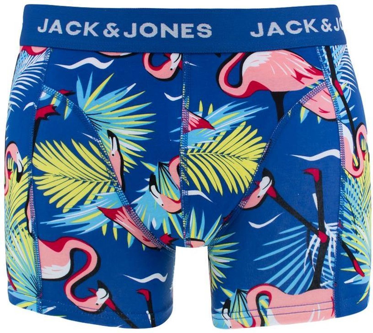 Jack & Jones - heren boxershort 3-pack flamingo multi - maat S | bol.com