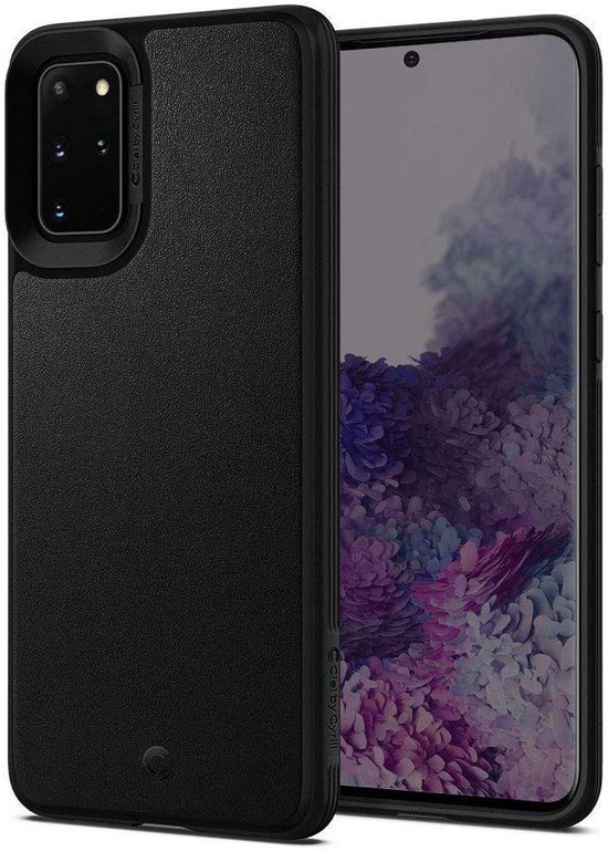 Spigen Ciel by Cyrill Leather Brick Samsung S20 Plus Hoesje Zwart