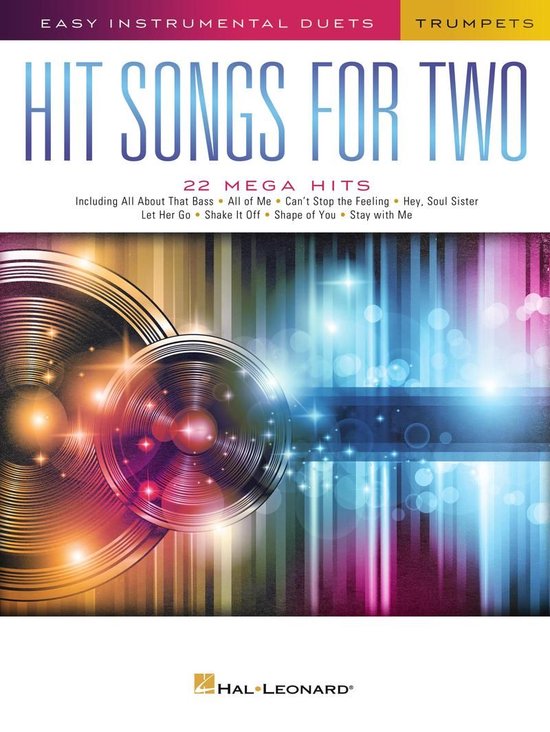 Hit Songs for Two Trumpets - Easy Instrumental Duets - cover