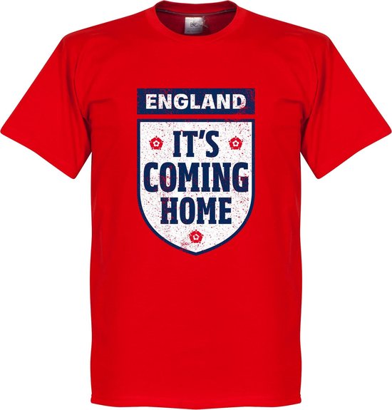 It's Coming Home England T-Shirt - Rood - XXXXL