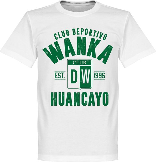 Deportivo Wanka Established T-Shirt - Wit - XXXL