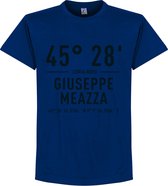 Inter Milan Giuseppe Meazza Coördinaten T-Shirt - Blauw - XL