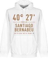 Real Madrid Santiago Bernabeu Coördinaten Hoodie - Wit - L