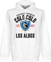 Colo Colo Established Hooded Sweater - Wit - M