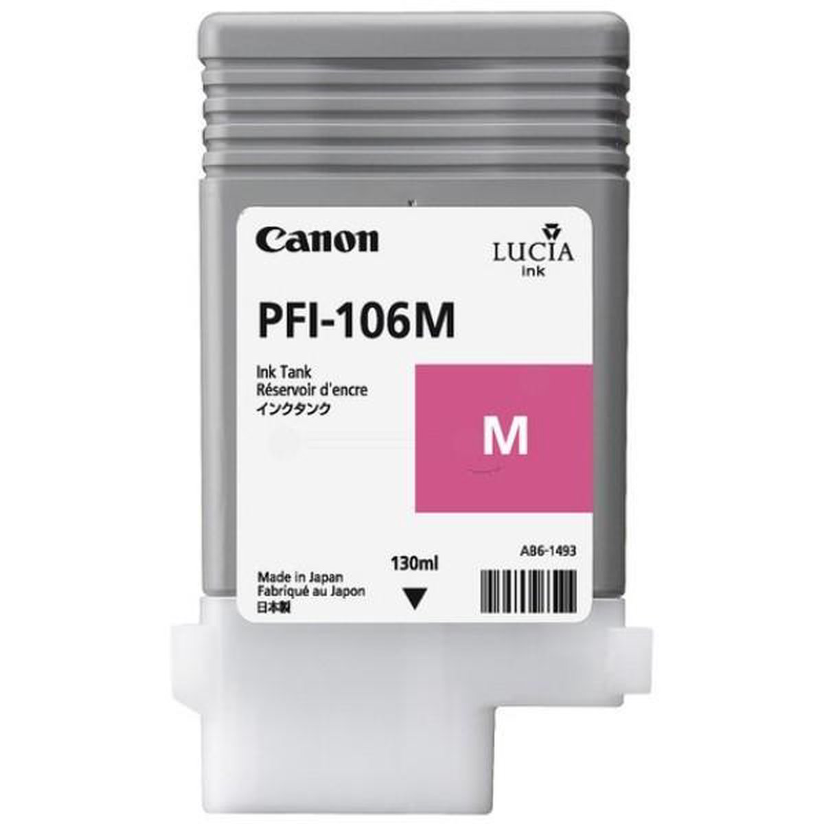 CANON PFI-106M inktcartridge magenta standard capacity 130 ml 1-pack