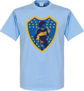 Maradona Boca Juniors Logo T-Shirt - XL