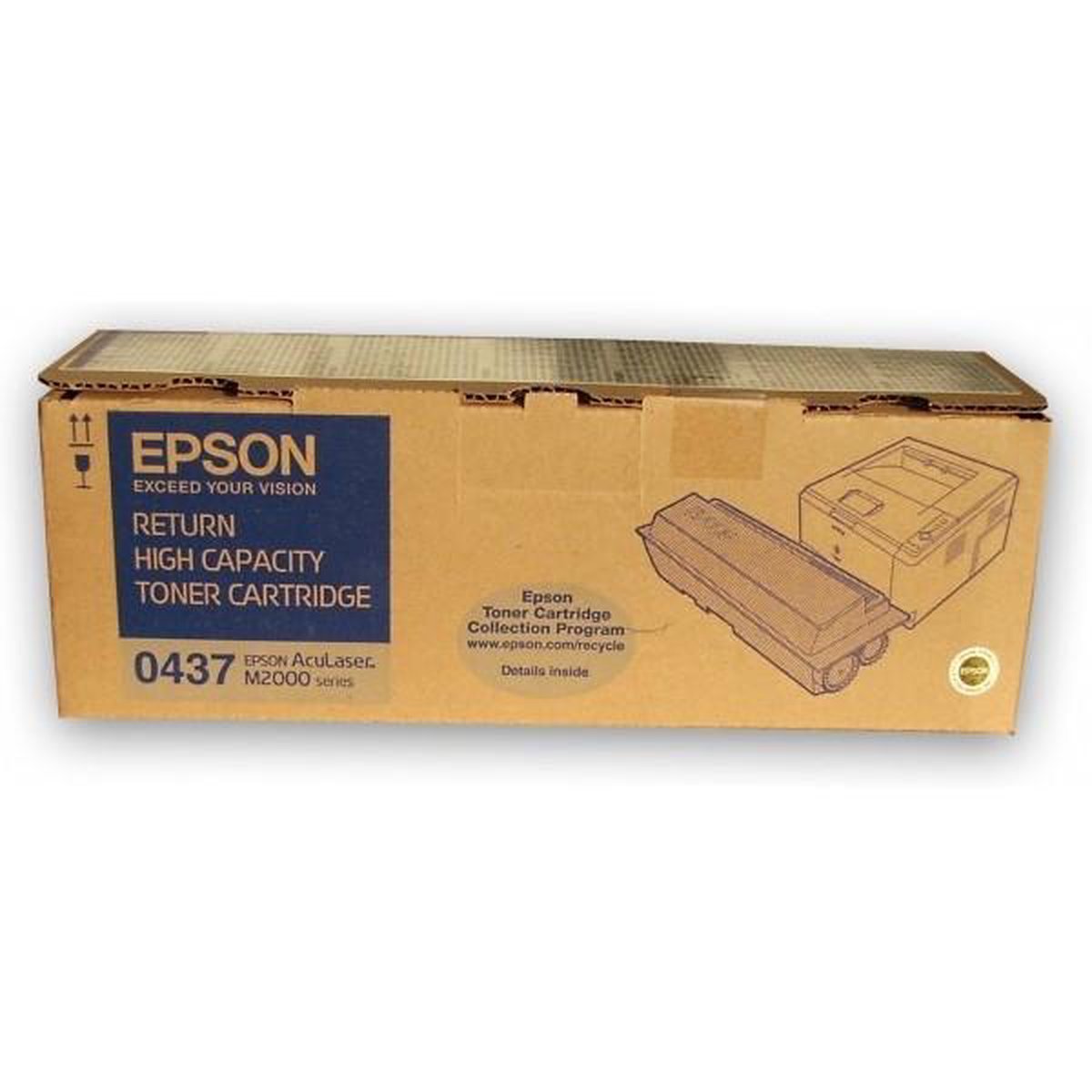 Epson S050437 - Tonercartridge / Zwart