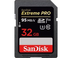 SanDisk 32GB SDHC Geheugenkaart UHS-I U3