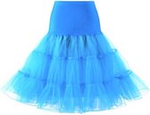 Turquoise petticoat Daisy maat XS (34)