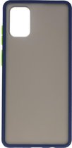 Samsung Galaxy A71 Hoesje Hard Case Backcover Telefoonhoesje Blauw