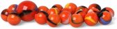 Billes de Verres 21x Orange Clownfish - Jouets d'extérieur - Marbres