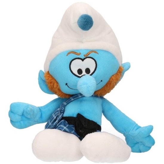 Poupée peluche McSmurf 38 cm - Poupées en peluche Schtroumpf - Jouets de  dessin animé