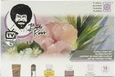 Bob Ross' - Flower Paint Set - bloemen - 15 items