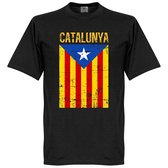 Catalonië Vintage T-Shirt - Zwart - S