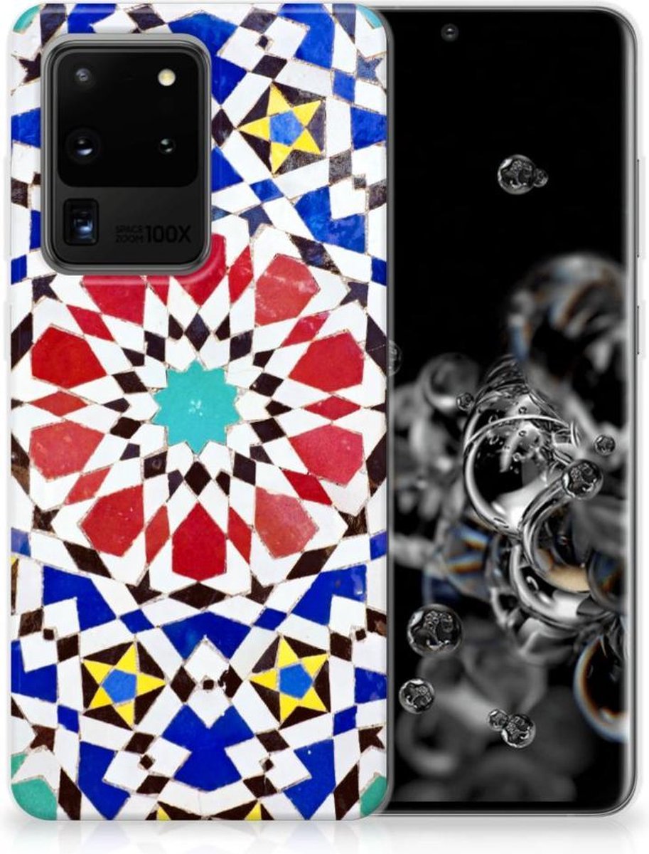 Samsung Galaxy S20 Ultra TPU Siliconen Hoesje Mozaïek
