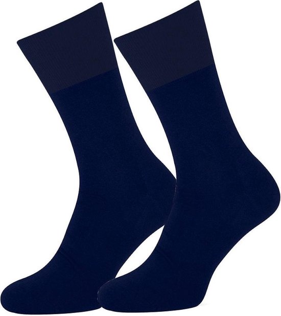 Marcmarcs - Wollen Heren sokken - Warme sokken - 46 - Blauw