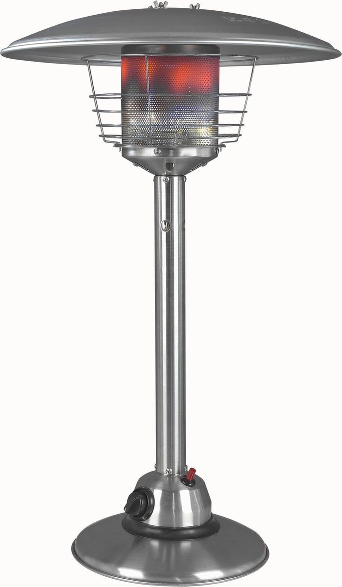 Eurom tafel terrasverwarmer - Roestvrij staal - 3000 | bol.com