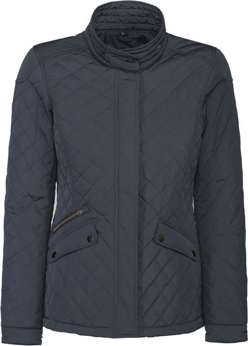 Harvest Huntingview Quilted Jas Dames 2121030 Navy - Maat XL