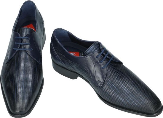 Fluchos -Heren - blauw - geklede lage schoenen - maat 43 | bol.com
