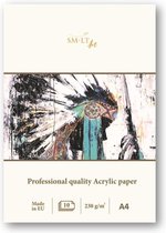 SMLT Professional Papierblok Acryl A4 420gr 10 vel