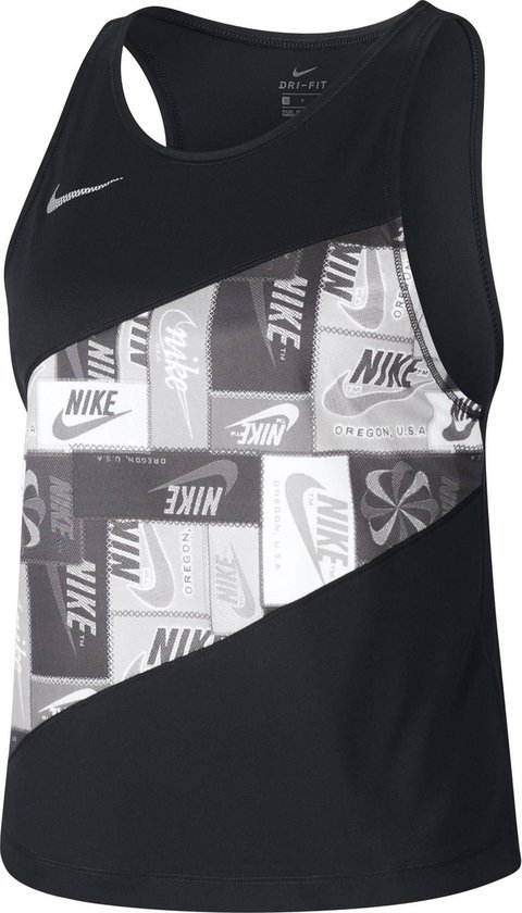 Nike Sporttop wit / zwart - Vergelijk prijzen