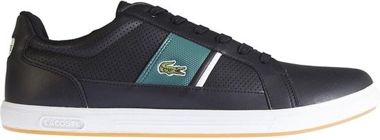 Lacoste Europa 120 1 SMA Heren Sneakers - Zwart - Maat 45 | bol.com