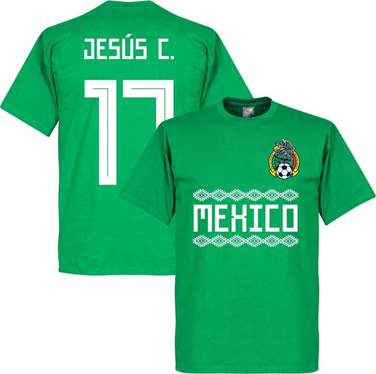 Mexico Jesus C. 17 Team T-Shirt - Groen - XS