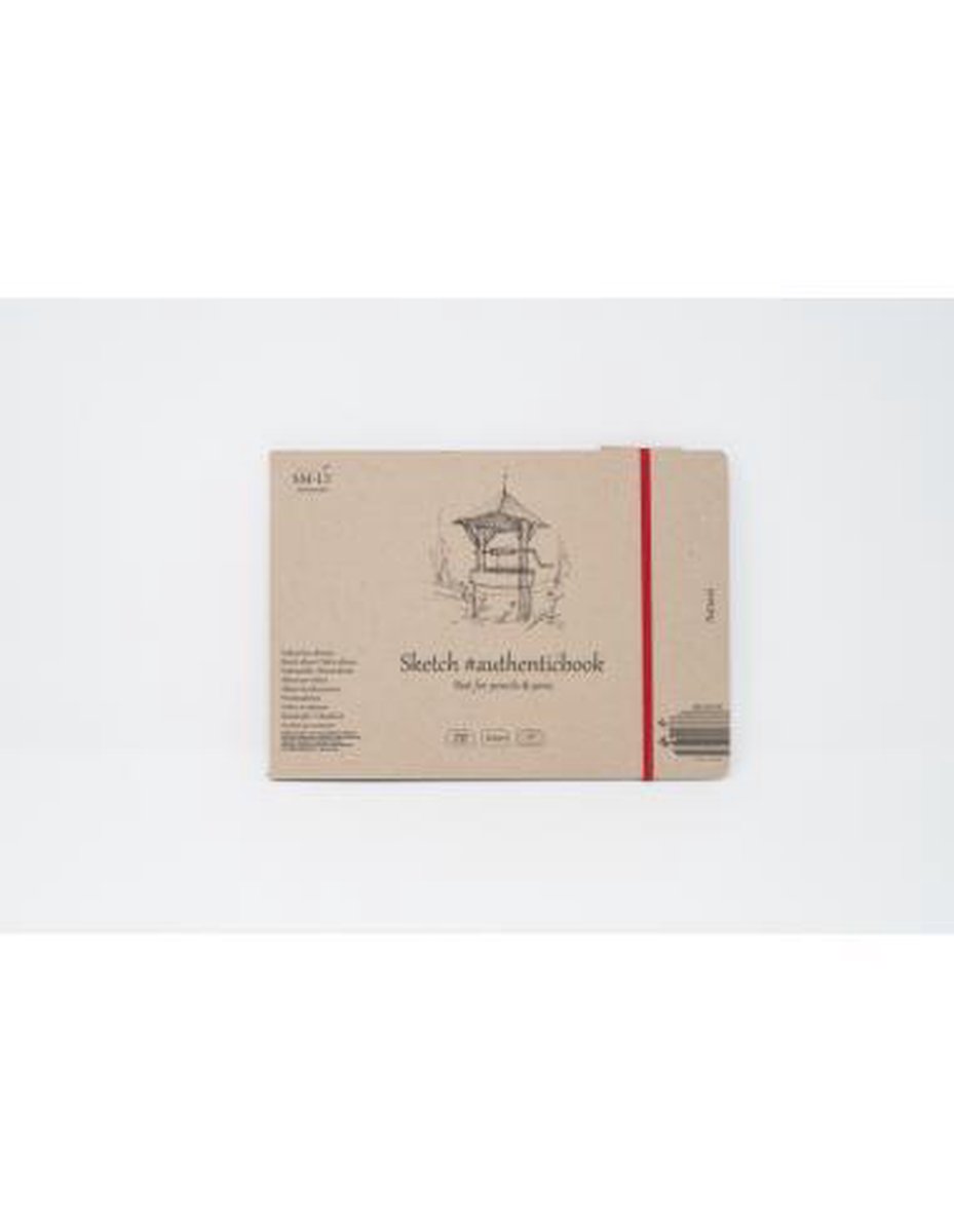 SMLT schetsboek album natuurwit papier 24,5x17,6 cm 100gr 32 vel.