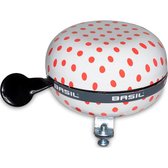 BIG BELL POLKADOT.white/red dots