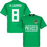 Mexico H. Lozano 8 Team T-Shirt - XXL