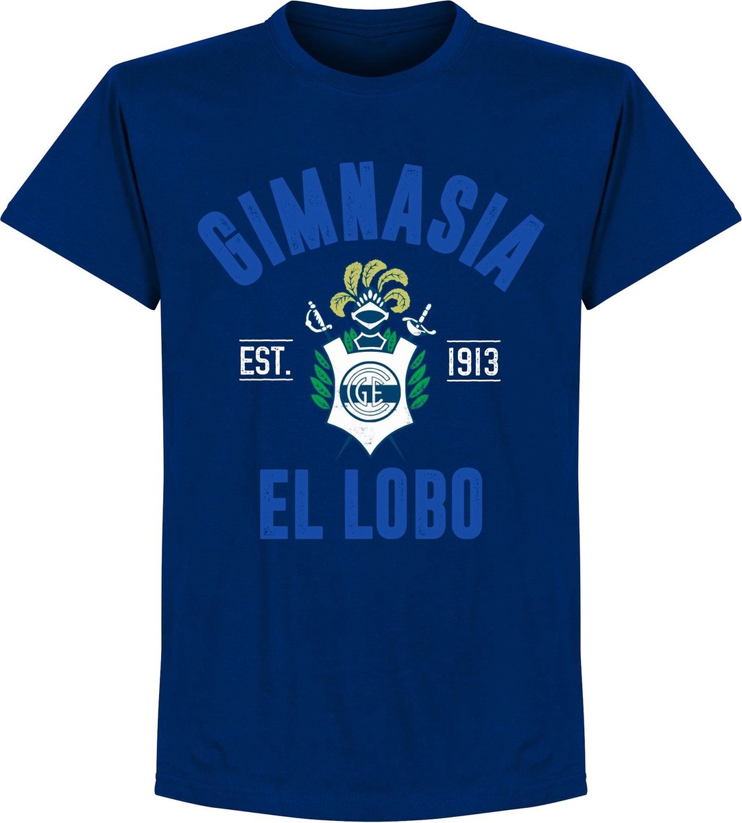 Club de Gimnasia Established T-Shirt - Blauw - XL