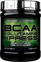 Scitec Nutrition - BCAA + Glutamine Xpress - 300 gram - 25 porties - poeder - Lime - Smaak