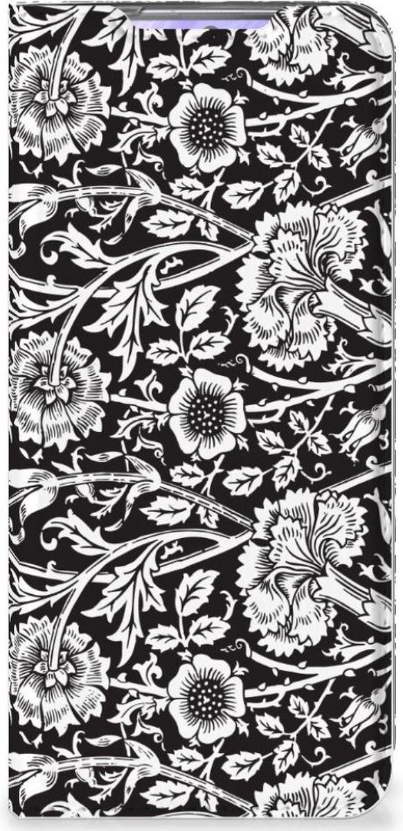 Samsung Galaxy S20 Smart Cover Black Flowers