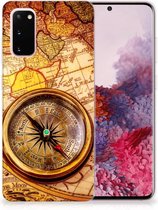 Siliconen Back Cover Geschikt voor Geschikt voor Samsung Galaxy S20 Kompas