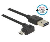 DeLOCK 83853 USB-kabel 2 m USB 2.0 USB A Micro-USB B Zwart