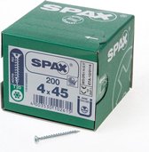 Spax Spaanplaatschroef Verzinkt Torx 4.0 x 45 - 200 stuks