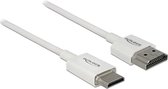 DeLOCK 85145 HDMI kabel 3 m HDMI Type A (Standaard) HDMI Type C (Mini) Wit