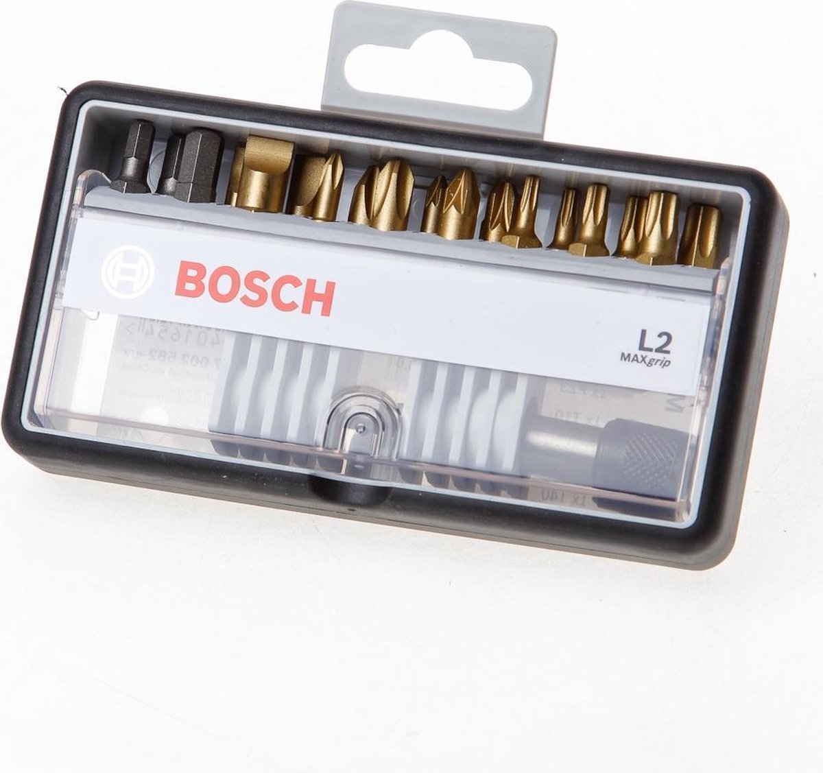 Bosch - 18+1-delige Robust Line bitset L Max Grip 25 mm, 18+1-delig