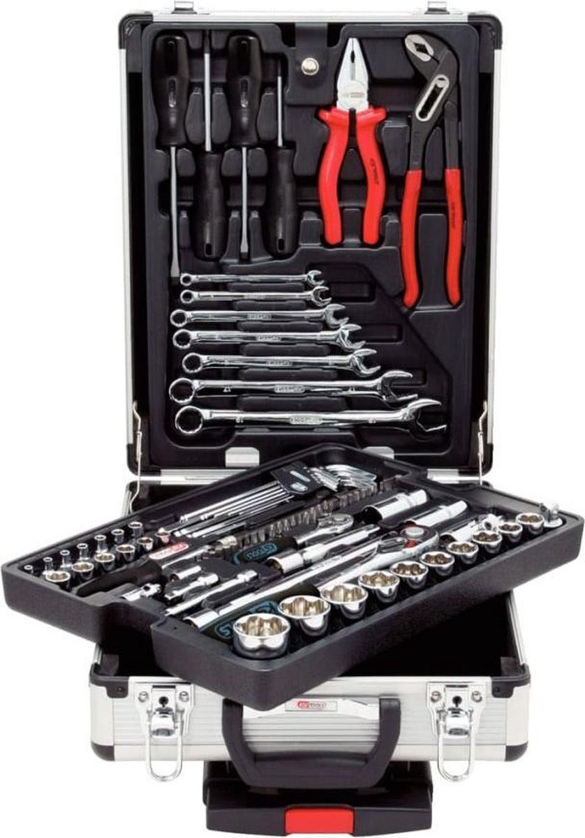 KS TOOLS 1/4"+1/2" CHROMEplus Gereedschapsset 90-delig - 918.0690