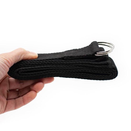 Yoga Riem D-ring Katoen Zwart van Merkloos — afbeelding 5