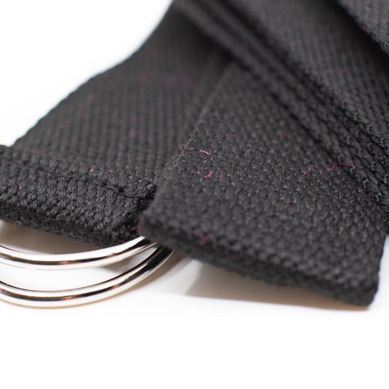 Yoga Riem D-ring Katoen Zwart van Merkloos — afbeelding 3