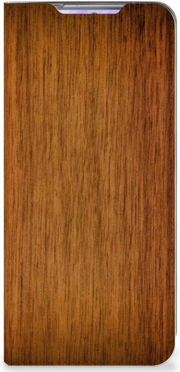 Samsung Galaxy S20 Book Wallet Case Donker Hout