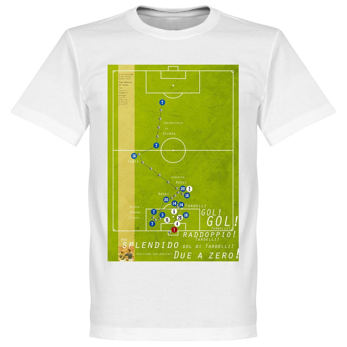 Pennarello Marco Tardelli 1982 Classic Goal T-Shirt - XXXXL