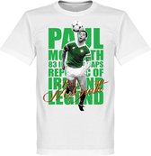 Paul McGrath Legend T-Shirt - Wit - S