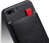 DrPhone- Luxury PU Lederen 3 Card Slots Telefoonhoesje – Lederen Telefoonhoesje- Case Slim Cover Voor iPhone 11 Pro - Zwart